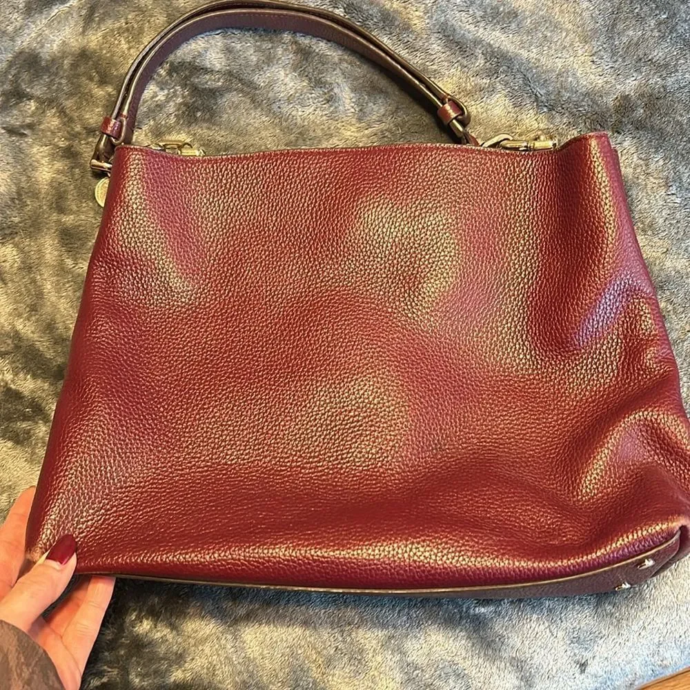 Kate Spade Aubrey brown Red classic timeless Chain purse
